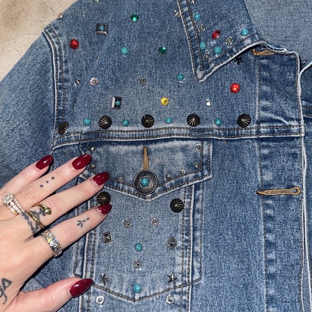 Vintage oversized denim jacket